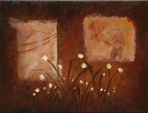 Sommerengen   Akryl 40x50  Jacob Gadd