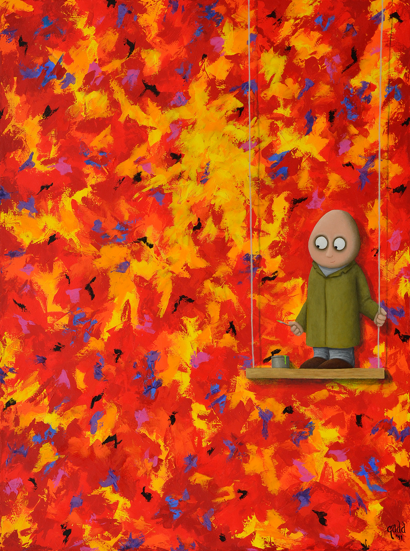 Da Walther malede den fine stue