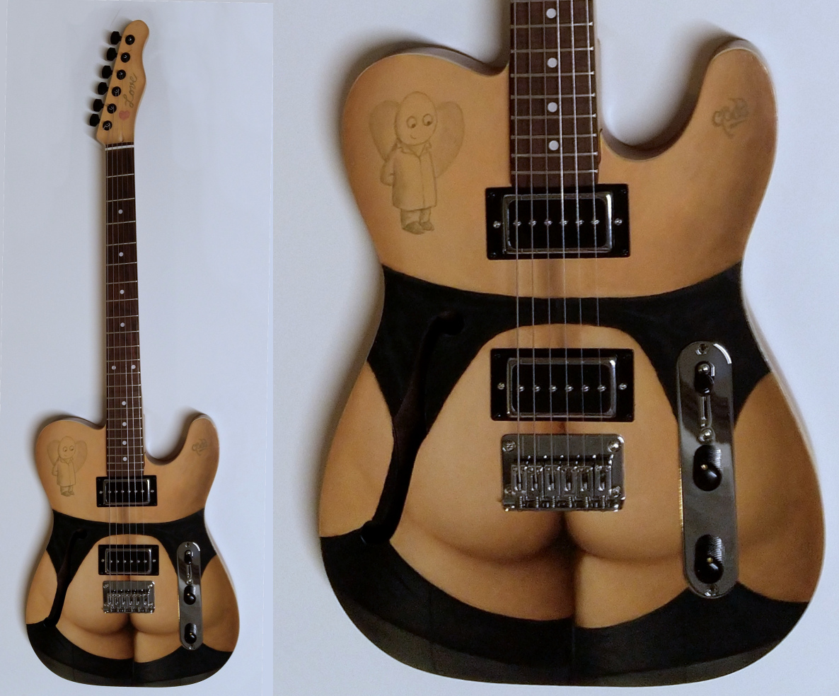 Buttcaster - Art Guitar af Jacob Gadd